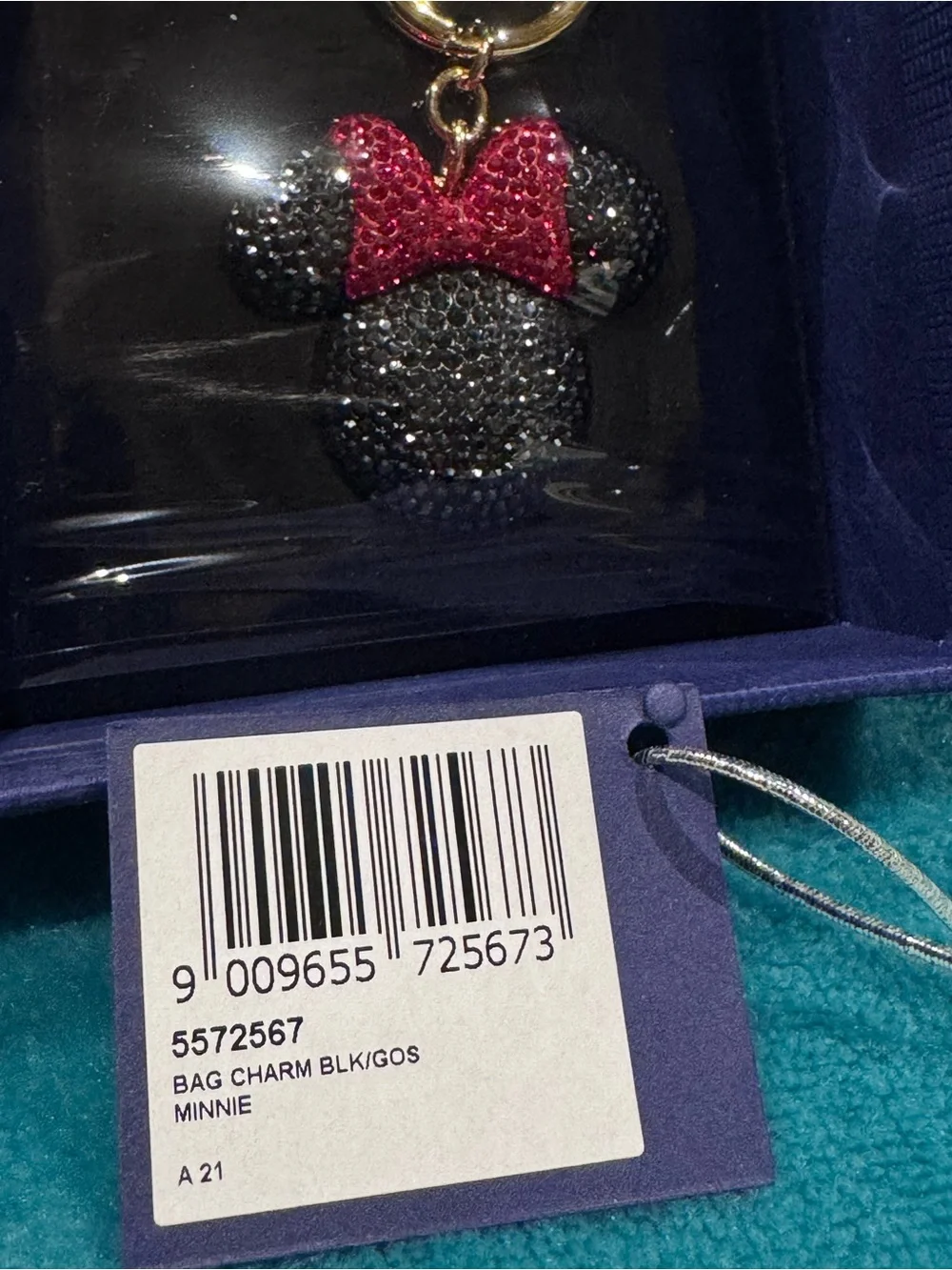 Swarovski Minnie Mouse Bag Charm